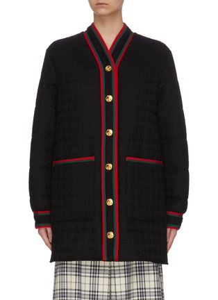 Main View - Click To Enlarge - GUCCI - Padded Tweed Jacket