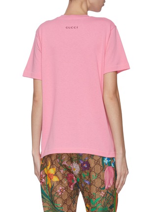 Back View - Click To Enlarge - GUCCI - Apple sequin embellished T-shirt