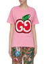 Main View - Click To Enlarge - GUCCI - Apple sequin embellished T-shirt