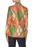 Back View - Click To Enlarge - GUCCI - 'Tienk' rhombus print neck tie blouse