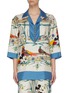 Main View - Click To Enlarge - GUCCI - x Disney Mickey Graphic Print Silk Blouse