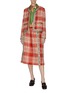 Figure View - Click To Enlarge - GUCCI - Boucle tweed lining blazer
