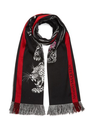 Main View - Click To Enlarge - ALEXANDER MCQUEEN - 'Beating Heart' shawl scarf