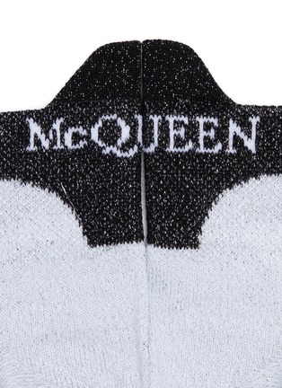 Detail View - Click To Enlarge - ALEXANDER MCQUEEN - Ankle logo print socks