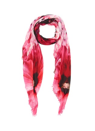 Main View - Click To Enlarge - ALEXANDER MCQUEEN - 'Paradise' skull shawl