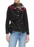 Figure View - Click To Enlarge - ALEXANDER MCQUEEN - 'Regal Leopard' shawl scarf