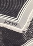 Detail View - Click To Enlarge - LOEWE - Graphic print silk scarf