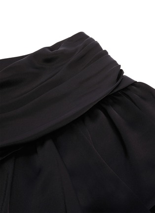 Detail View - Click To Enlarge - ALEXANDER WANG - Patchwork panel asymmetric skirt