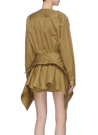 Back View - Click To Enlarge - ALEXANDER WANG - Tie waist trench romper