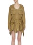 Main View - Click To Enlarge - ALEXANDER WANG - Tie waist trench romper