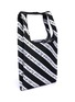 Detail View - Click To Enlarge - ALEXANDER WANG - Diagonal logo print knit shopper bag