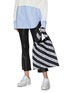 Figure View - Click To Enlarge - ALEXANDER WANG - Diagonal logo print knit shopper bag