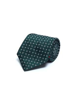 Main View - Click To Enlarge - ISAIA - Coral jacquard silk tie