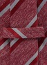 Detail View - Click To Enlarge - ISAIA - Bicolour strip jacquard silk tie