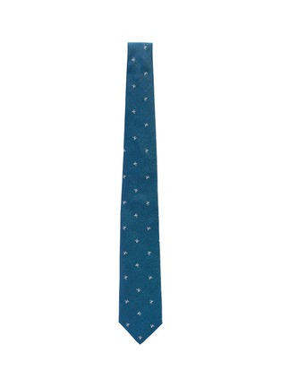 Figure View - Click To Enlarge - ISAIA - Coral jacquard silk tie