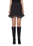 Main View - Click To Enlarge - C/MEO COLLECTIVE - “Affinity’ ruffle contrast topstitch mini skirt