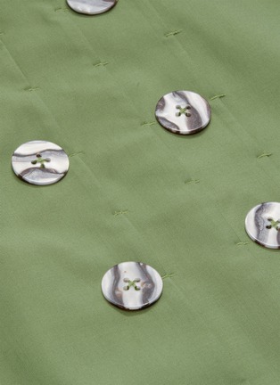 Detail View - Click To Enlarge - C/MEO COLLECTIVE - 'Just the same' double button A-line mini skirt
