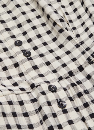  - C/MEO COLLECTIVE - “Inhale’ gingham check jumpsuit