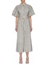 Main View - Click To Enlarge - C/MEO COLLECTIVE - “Inhale’ gingham check jumpsuit