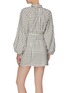 Back View - Click To Enlarge - C/MEO COLLECTIVE - “Inhale’ gingham check shirt dress