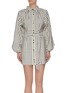 Main View - Click To Enlarge - C/MEO COLLECTIVE - “Inhale’ gingham check shirt dress