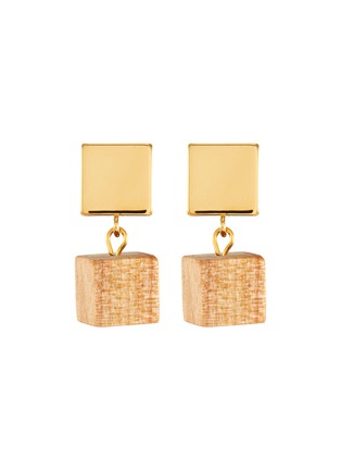 Main View - Click To Enlarge - SOPHIE MONET - 'The Pixie' pine wood earrings