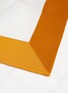 Detail View - Click To Enlarge - FRETTE - Bold King Size Duvet Set – Orange/Milk