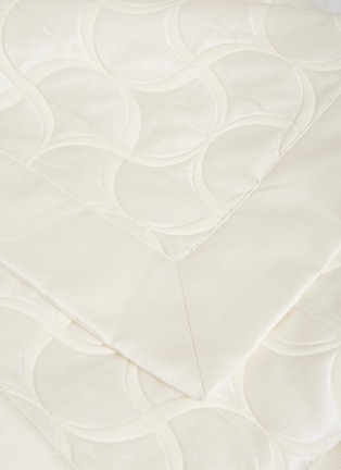 Detail View - Click To Enlarge - FRETTE - Tile Lux King Size Bedcover – Milk