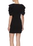 Back View - Click To Enlarge - C/MEO COLLECTIVE - 'Soaked' drape sleeve ruffle mini dress