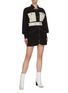 Figure View - Click To Enlarge - C/MEO COLLECTIVE - Colourblock waistband shirtdress