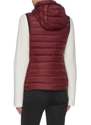Back View - Click To Enlarge - MONCLER - 'Glycine' hooded puffer zip-up vest