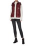Figure View - Click To Enlarge - MONCLER - 'Glycine' hooded puffer zip-up vest