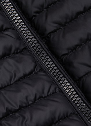  - MONCLER - 'Orchidee' chevron pattern hooded puffer jacket