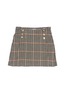 Main View - Click To Enlarge - CHLOÉ - Houndstooth plaid button front skirt