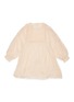 Main View - Click To Enlarge - CHLOÉ - 'Ceremony' lace sleeve panelled botanical motif dress