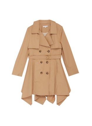 Main View - Click To Enlarge - CHLOÉ - Fluid side panel gabardine trench coat