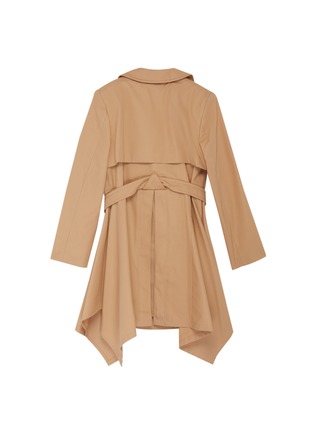 Figure View - Click To Enlarge - CHLOÉ - Fluid side panel gabardine trench coat