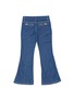 Figure View - Click To Enlarge - CHLOÉ - Zip pocket contrast stitch flare jeans