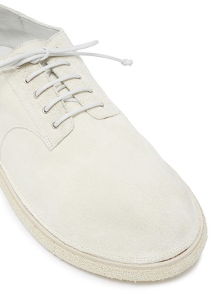 Detail View - Click To Enlarge - MARSÈLL - Distressed crepe sole leather derbies
