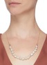 Front View - Click To Enlarge - ALIITA - 'Princesa' pearl 9k gold necklace