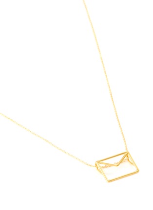 Detail View - Click To Enlarge - ALIITA - 'Carta Pura' 9k gold necklace