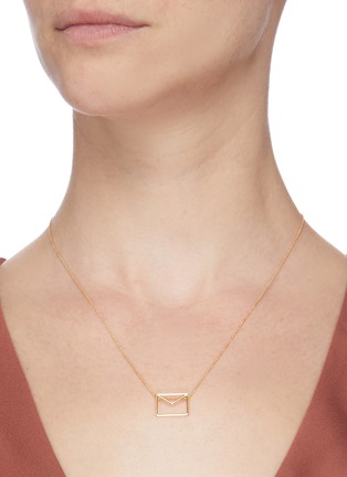 Figure View - Click To Enlarge - ALIITA - 'Carta Pura' 9k gold necklace