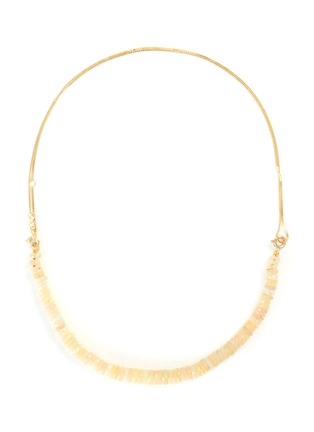 Main View - Click To Enlarge - ALIITA - 'Princesa' opal bead 9k yellow gold necklace