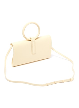 Detail View - Click To Enlarge - COMPLÉT - 'Valery' ring handle mini leather envelope clutch
