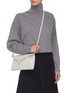 Figure View - Click To Enlarge - COMPLÉT - 'Valery' ring handle mini leather envelope clutch