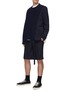Figure View - Click To Enlarge - MAISON MARGIELA - Pleated suiting shorts