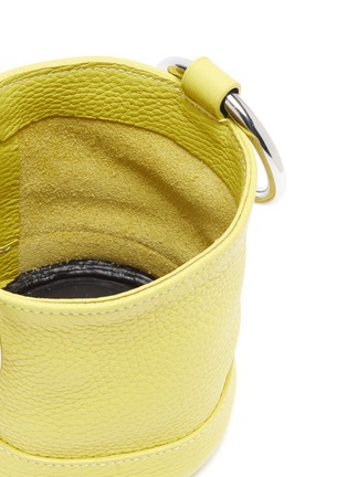 Detail View - Click To Enlarge - SIMON MILLER - 'Bonsai 15' metal ring handle leather bucket bag