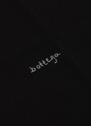  - BOTTEGA VENETA - Logo embroidered polo shirt