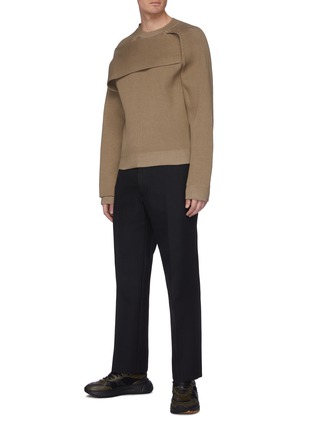 Figure View - Click To Enlarge - BOTTEGA VENETA - Interrciato rib knit sweater