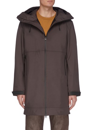 Main View - Click To Enlarge - BOTTEGA VENETA - Hooded zip jacket